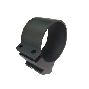 เจาะรูล็อคแหวน Cnc ชิ้นส่วนเครื่องจักรกลจีนโรงงานอลูมิเนียม Anodize เป็นสีดำแกะสลักเลเซอร์บริการ - Product Image 2