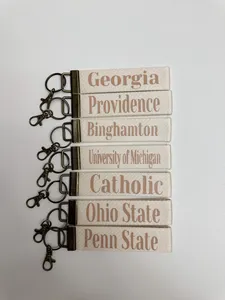 Personalized Canvas Wrist Keychain Lanyard <strong>Unique</strong> Custom Name Leather Keychain <strong>Gift</strong> <strong>for</strong> <strong>Her</strong> - Product Image 6