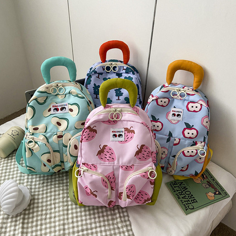 2024 New Cute Cartoon Gift Girls Boys Bookbags Toddlers Colourful School Bags for Kindergarten Children Kids Stylish Backpack