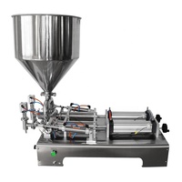 Machine de remplissage de pâte à souder machine de remplissage de pâte à double buse avec bouteilles bocaux