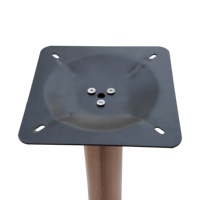 Pieds de meubles commerciaux brossés or rose en acier inoxydable de haute qualité pour table en métal pour une utilisation en plein air dans la chambre d'hôpital