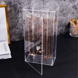 Boîte <span class=keywords><strong>collier</strong></span> acrylique personnalisée <span class=keywords><strong>avec</strong></span> porte articulée - Product Image 3