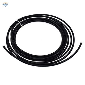 Tuyau tressé en acier inoxydable PTFE SK CUSTOM AN3 avec tuyau <span class=keywords><strong>de</strong></span> conduite <span class=keywords><strong>de</strong></span> carburant en PVC noir - Product Image 3