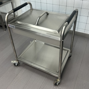 VICTORY KITCHEN Chariot de service commercial et chariot à condiments en acier inoxydable pour restaurants mariages restauration-Fabriqué en Chine - Product Image 1