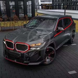 Nouveau kit carrosserie en fibre de carbone sèche, emballé sous vide, ajustement 1:1, pour capot/aileron arrière/diffuseur arrière XM 2022-2023, finition brillante sergé pour voiture - Product Image 4