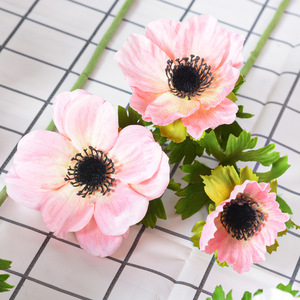 Flower Delight - Flor de Anémona Artificial de Color Mixto, Flor de Seda Realista para Decoración del Hogar, Accesorios para Bodas - Product Image 4
