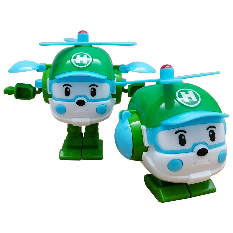เฮลิคอปเตอร์ Haili สีเขียวแบบยืดหยุ่น - บรรจุในถุง OPP