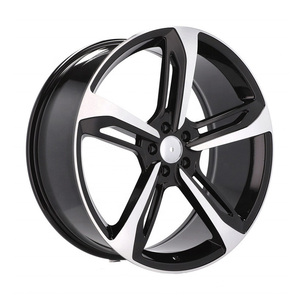 Jantes en Alloy 18 Inch 18x8J 5 Holes Silver Five Spokes Cast Wheels Pour <span class=keywords><strong>Audi</strong></span> A1 A3 A4 <span class=keywords><strong>A5</strong></span> A6 A7 A8 Q2 Q3 Q5 Q7 Q8 S3 S4 S5 S6 S7 S8 - Product Image 1