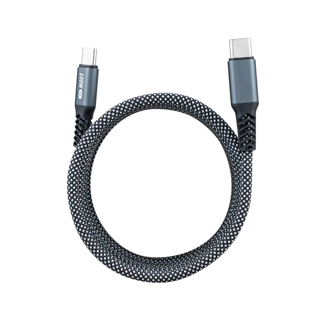 Magnetic Braided 100W USB Type C USB2.0 Portable Cable 1M/2M/3M Super Fast Charging Data Cable for All Phone Laptop 5A Cable