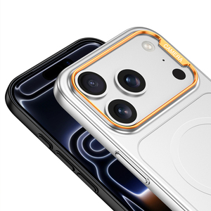 Nouveauté GKK pour 17 Pro Max Étui magnétique en PC avec design couleur unie Protection 360° et charge sans fil - Product Image 4
