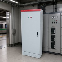 Armoire électrique intérieure personnalisée XL-21 400V 15kA triphasée 4 fils, thermolaquée pour panneau de commande de machines de convoyage