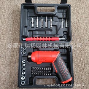 Ensemble de tournevis électriques, batterie lithium-ion 12V, mini perceuse 900 tr/min pour usage bricolage - Product Image 1