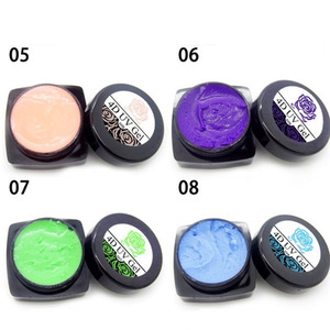 5g/pot nouveau 4D UV <span class=keywords><strong>Gel</strong></span> acrylique Nail Art modélisation manucure <span class=keywords><strong>d</strong></span>écor 12 Coloful Sculpture sculpté colle paillettes ongles Design peinture <span class=keywords><strong>Gel</strong></span> - Product Image 4