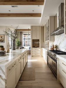 Meuble de cuisine de luxe 2026, nouveau design, finition mate, style battant, peinture de haute qualité, vente chaude - Product Image 3