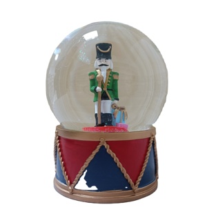 2024 nouveau créatif polyrésine/résine nativité boule à neige boîte à musique société noël <span class=keywords><strong>casse</strong></span>-<span class=keywords><strong>noisette</strong></span> soldats boule à neige - Product Image 3