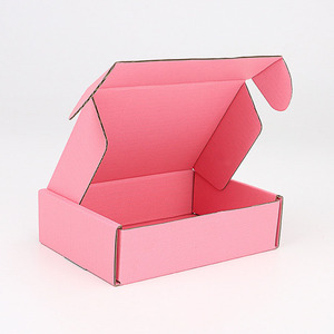 Boîte en carton ondulé coloré, boîte d'emballage robuste pour expédition, logistique express e-commerce transfrontalier, boîte cadeau pour vêtements et bijoux - Product Image 1