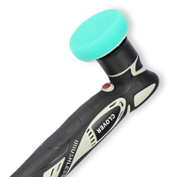 CLOVER Polisseuse sans fil 3 pouces, orbite 12/6 mm, plateau de support 3 pouces, rechargeable, pour voiture