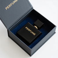 Vaporisateur de parfum vide au design unique irrégulier de luxe personnalisé avec boîte d'emballage