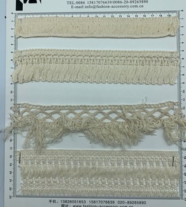 Cinta de algodón para Crochet, 1 pulgada de ancho, Estilo Vintage, tela de corte blanco - Product Image 6