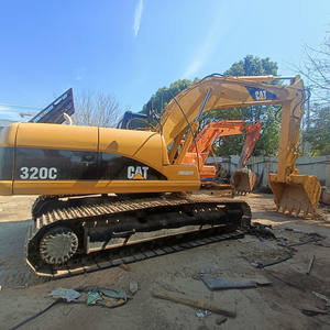 Excavadora de ruedas Caterpillar CAT320CL 320c 320b 320bl 320d/d2l 320dl de 20 toneladas, usada, en buen estado, original de construcción, en stock. - Product Image 4