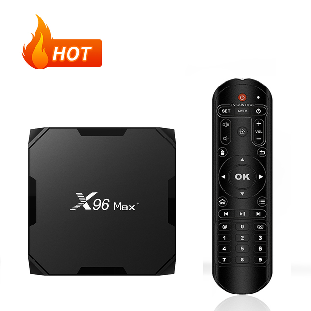 New Product Android 9.0 S905X3 X96 Max+ Set Top Box 2Gb 4Gb 16Gb 32Gb 64Gb Dual Wifi 4K Android Tv Box