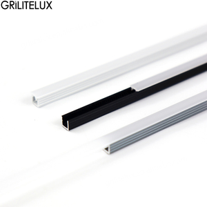 Profil LED encastré en aluminium de qualité supérieure pour meubles, vitrine, éclairage de bande LED pour armoire - Product Image 3