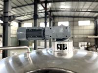 Cuve de mélange de savon liquide en acier inoxydable de 10 000 L avec agitateur et chauffage pour machine de mélange chimique