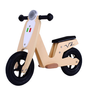 Vélo d'équilibre <span class=keywords><strong>en</strong></span> <span class=keywords><strong>bois</strong></span> à deux roues pour enfants INS, sans pédales, trotteur pour tout-petits, jouet éducatif - Product Image 2