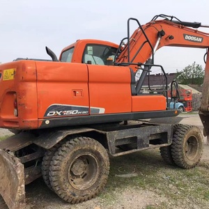 Excavatrice d'occasion coréenne Doosan DX150W-9C de 15 tonnes avec moteur, PLC, boîte de vitesses, roulement et pompe - Modèle 2018 testé et inspecté - Product Image 6