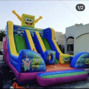 Château gonflable personnalisé avec logo et toboggan, qualité commerciale, pour enfants, idéal pour la <span class=keywords><strong>location</strong></span> événementielle - Product Image 4