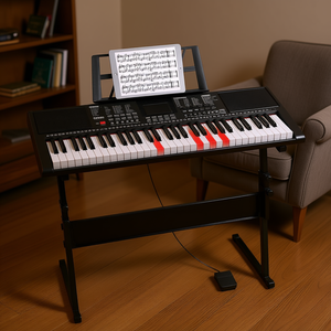 Vevor 61-Key Digital Piano <b>Keyboard</b> Portable Electric Piano With Stand For <b>Music</b> Performance Beginner Use - Product Image 2