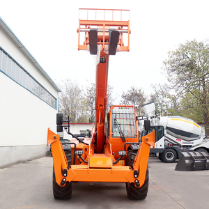 Chariot télescopique tout-terrain diesel 4x4 certifié CE, adaptable et polyvalent, 5 tonnes, portée de 7 m, 14 m, 18 m, pour une utilisation sécurisée - Product Image 5