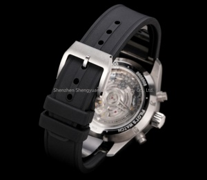 Nuevo Modelo de Reloj Mecánico para Hombre con Esfera Negra y Cristal de Zafiro - Product Image 6