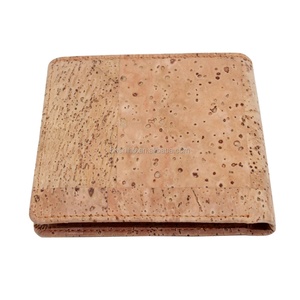 For Eco Friendly Short Open Cork <b>Wallet</b> with Polyester Lining Vegan <b>Waterproof</b> Unisex - Product Image 3