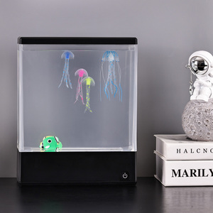 <span class=keywords><strong>Lampe</strong></span> de nuit en plastique en gros, LED mini DC, faible consommation d'énergie, <span class=keywords><strong>design</strong></span> rectangulaire en forme de <span class=keywords><strong>méduse</strong></span>, pour la décoration de la chambre à coucher, de la table de chevet - Product Image 6