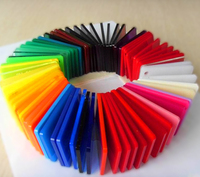 Feuille acrylique PMMA transparente noire bleue verte miroir opacale blanche 1220x2440x2mm 3mm 5mm 8mm