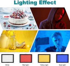 Trépied opo-lampe de photographie professionnelle, éclairage LED USB, avec <span class=keywords><strong>filtre</strong></span> de 4 couleurs, pour photographie sur table YouTube - Product Image 6