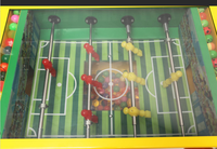 Table de baby-foot compacte pour enfants, à monnayeur, avec serrure et clé, pour usage en centre commercial