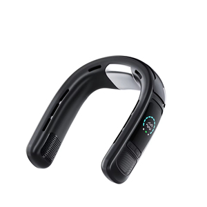 6000mAh Rechargeable Neck <b>Fan</b>, Semiconductor Cooling & LED Display, Lightweight <b>Mini</b>, Silent Surround Airflow Portable - Product Image 1