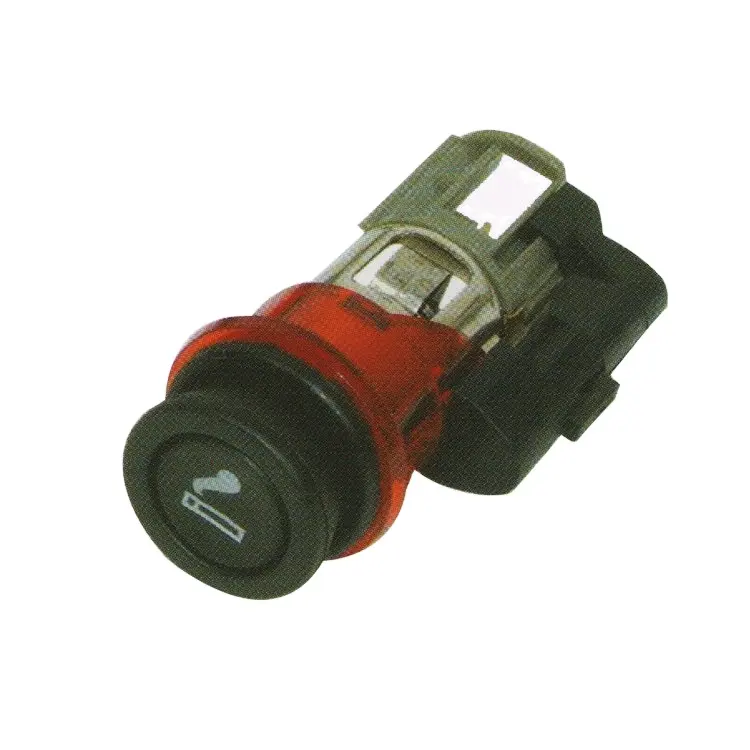 Cigarette Lighter Power Socket 12-24v Outlet Plug On Off Switch Car Cigarette Lighter