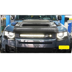 Accesorios Exteriores para Land Rover Defender 2020-2024, Parrilla Delantera con LED y Emblema LED, Kit de Carrocería - Product Image 3