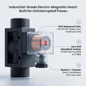 Hy-Waloil Z50 12V 24V Solenoid de commande hydraulique directionnel en gros pour la construction - Product Image 3