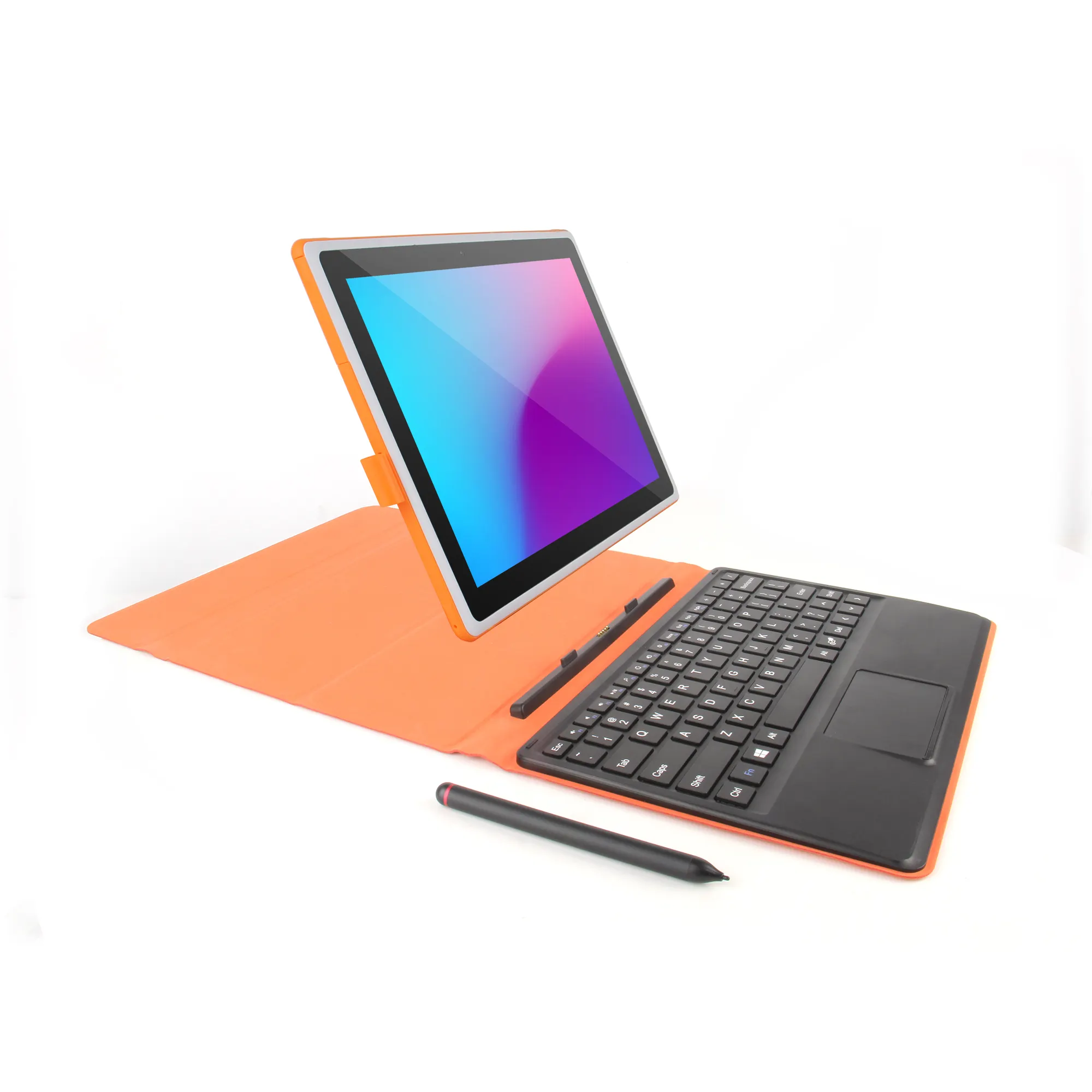 10 inç android tablet ile stylus & klavye tablet pc android 2 in 1 tablet klavye ile