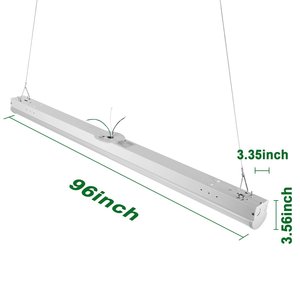 Barre lumineuse LED 72W Blanc lumière du jour 5000K Suspendue en alliage d'aluminium IP20 Dimmable Bureau Garage Atelier - Product Image 4