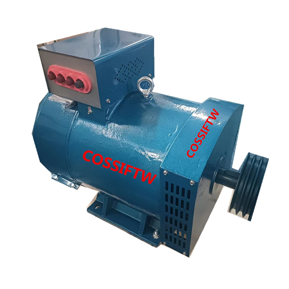 Кисть 380 В 15 кВт, ток 27-28 а с AVR и вольггеметром с щеточным регулятором, соединение шкива генератора переменного тока