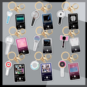 Custom New Should Aid Acrylic Pendant Transparent Bag Key Chain Cartoon <b>Anime</b> UV Printed Fashion Trend Friends - Product Image 1