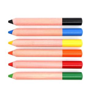Crayons de couleur à cœur mou faciles à dessiner sur le verre, le sol, les murs, crayons de couleur aquarelle de taille jumbo personnalisés, emballage en vrac - Product Image 3