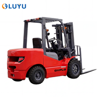 Chariots élévateurs à mât triplex diesel OXPLO CPCD35/CPC35 de 3,5 tonnes avec hauteur de levage de 7000 mm, prix d'usine durable