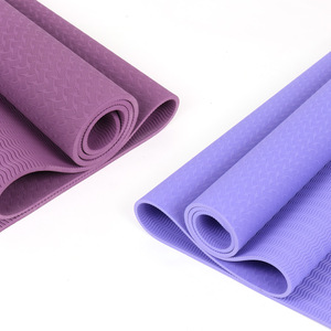 เสื่อโยคะอุปกรณ์ฝึกออกกำลังกายวัสดุ TPE เสื่อกีฬาโยคะ - Product Image 3