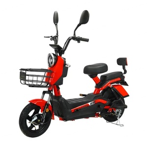 New Adult Electric Bicycle 14 Inch 500W Motor Two-seat Electric Scooter Steel <b>Frame</b> Ebike 48V Electric <b>Bike</b> - Product Image 3
